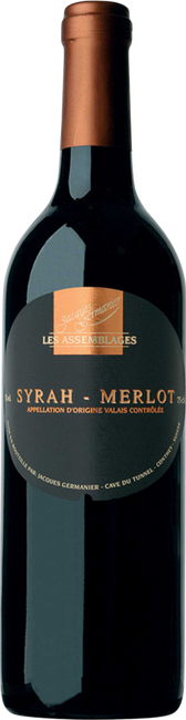 Image of Jacques Germanier Syrah/Merlot AOC du Valais - 75cl - Wallis, Schweiz bei Flaschenpost.ch
