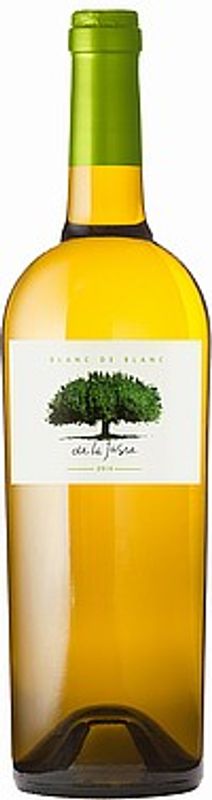 Bottiglia di Blanc de Blancs Vin de Pays d'Oc IGP di Domaine de la Jasse