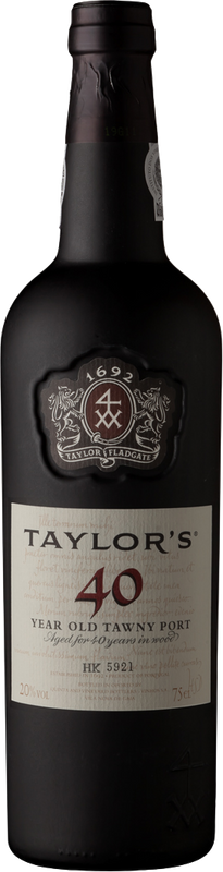 Bottle of Tawny 40 years old from Taylor's Port Wine