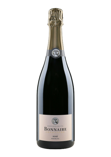 Image of Bonnaire Champagne Brut Rose - 75cl - Champagne, Frankreich bei Flaschenpost.ch