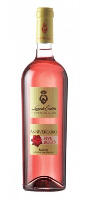 Image of Leone de Castris Five Roses Rosato Salento IGT Negroamaro - 75cl - Apulien, Italien bei Flaschenpost.ch