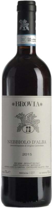 Bottle of Nebbiolo d'Alba DOC from Brovia