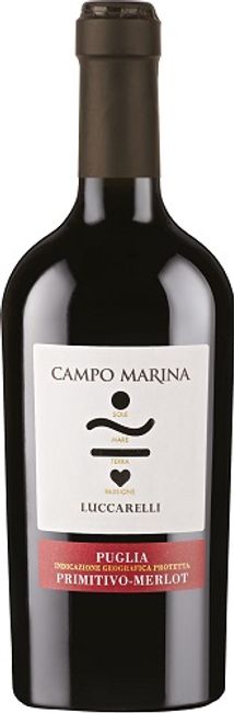 Image of Cantine San Marzano Primitivo Merlot IGP Campo Marina Luccarelli - 75cl - Apulien, Italien bei Flaschenpost.ch