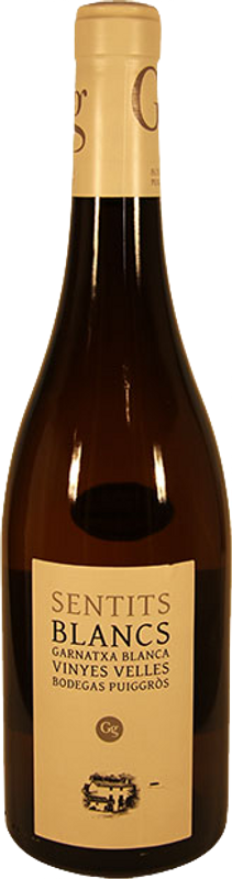 Bottle of Sentits Blancs DO from Bodegas Puiggros