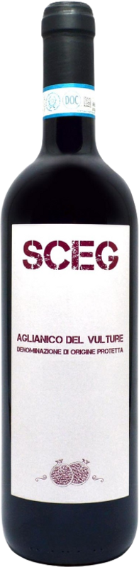 Bottle of Sceg Aglianico del Vulture DOP from Elena Fucci
