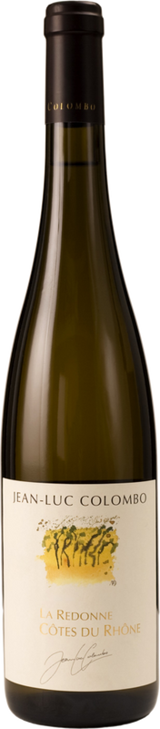 Bottiglia di La Redonne Côtes du Rhône AOC di Jean-Luc Colombo