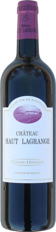 Bouteille de Chateau Haut-Lagrange Graves Pessac-Leognan ac MdC de Château Haut-Lagrange