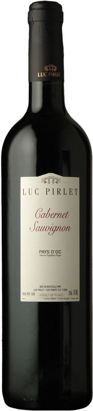 Bottiglia di Cabernet Sauvignon Vin de Pays d'Oc di Luc Pirlet
