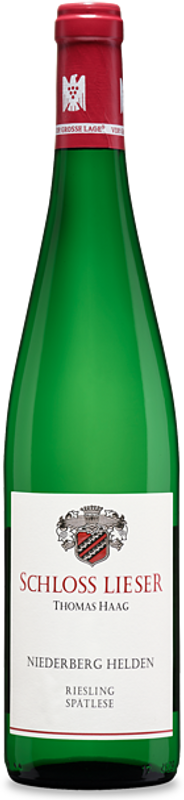 Flasche Riesling Spätlese Niederberg Helden Mosel von Weingut Schloss Lieser