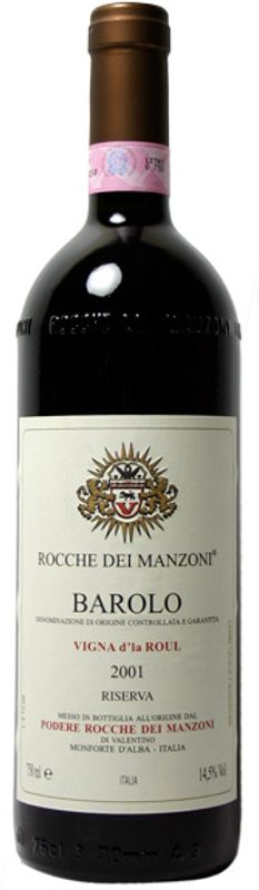 Bottiglia di Barolo DOCG Vigna d'la Roul di Rocche dei Manzoni