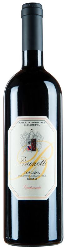 Bottiglia di Brunetti Rosso IGT Toscana di Azienda Agricola Brunetti