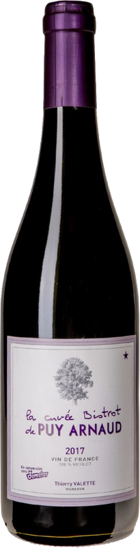Bottiglia di Cuvée bistrot de Clos Puy Arnaud A.O.C. di Thierry Valette