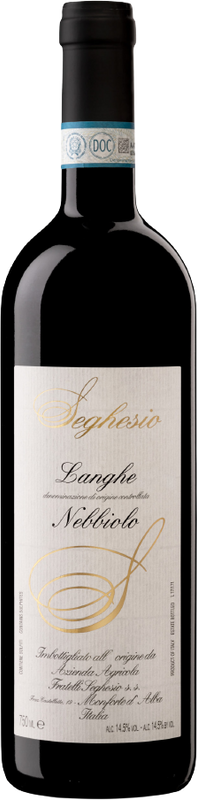 Bottle of Nebbiolo Langhe Seghesio DOC from Fratelli Seghesio