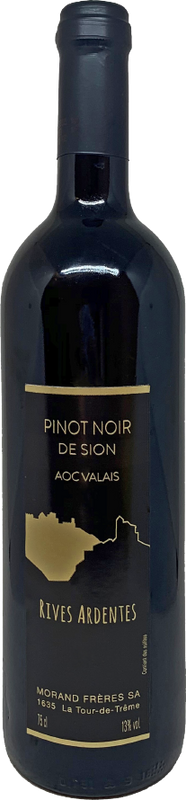 Flasche Pinot Noir de Sion Réserve Rives Ardentes AOC von Morand Frères