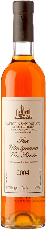 Bottle of Vin Santo from San Donato
