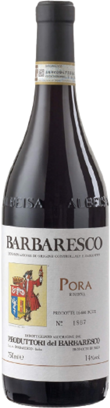 Bottle of Barbaresco DOCG Riserva Pora from Produttori del Barbaresco