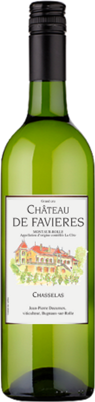 Bottiglia di Domaine de Favières Mont-sur-Rolle Grand Cru La Côte AOC di Domaine de Favières