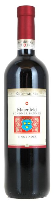 Image of Rutishauser Maienfeld Bundner Banner AOC Pinot Noir - 75cl - Bündner Herrschaft, Schweiz bei Flaschenpost.ch