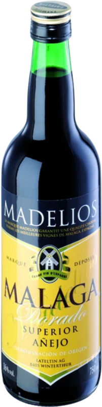 Bottiglia di Malaga Madelios Dorado Superior Añejo España di Madelios