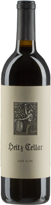 Bottiglia di Lot C-91 Cabernet Sauvignon Napa Valley di Heitz Wine Cellars