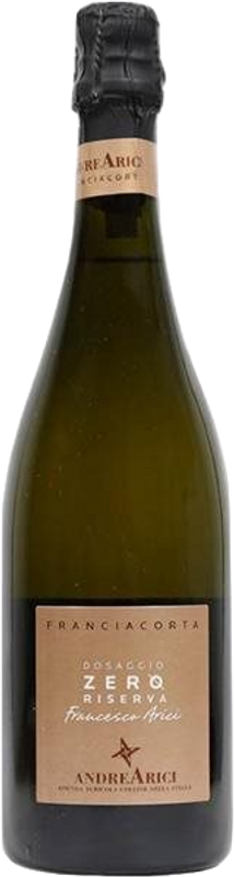Bottle of Franciacorta DOCG Dosaggiozero Riserva Francesco Arici from Colline Della Stella