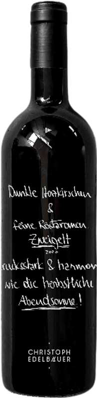Bottle of Zweigelt from Christoph Edelbauer