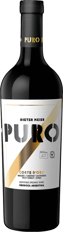 Flasche PURO Corte d'Oro von Ojo de Vino/Agua / Dieter Meier