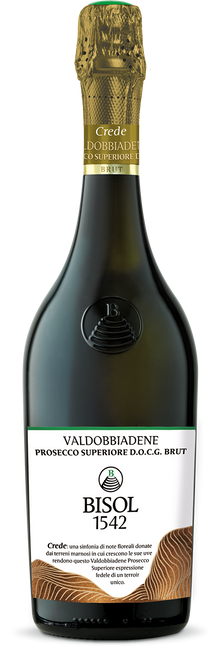 Image of Bisol Bisol Crede Brut Prosecco Superiore Valdobbiadene DOCG - 75cl - Veneto, Italien bei Flaschenpost.ch