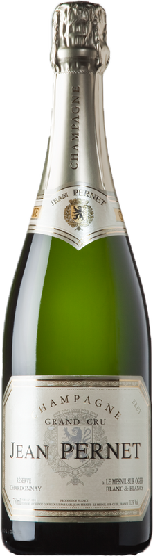 Bottle of Champagne Reserve Brut Grand Cru Blanc de Blancs from Jean Pernet