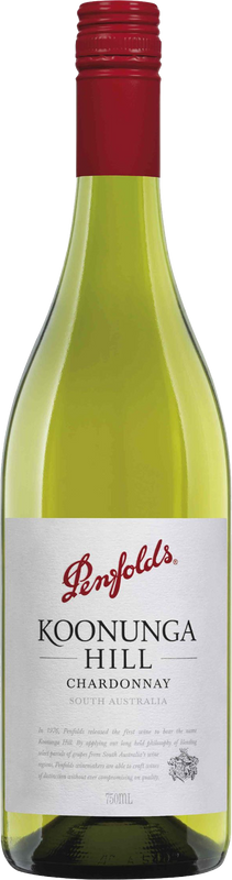 Bottle of Koonunga Hill Chardonnay from Penfolds