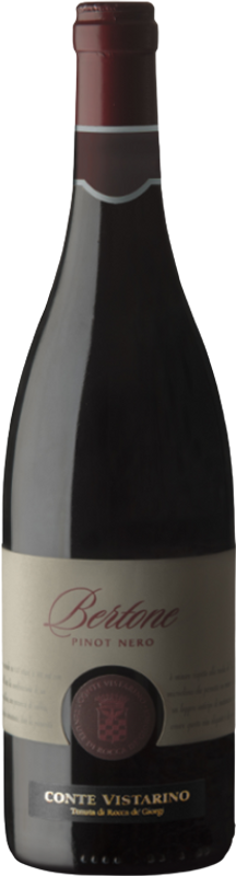 Bottle of Bertone Pinot Nero DOC from Conte Vistarino