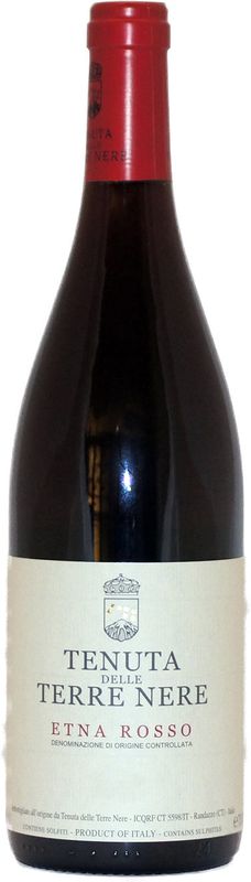 Bottle of Etna Rosso DOC from Tenuta delle Terre Nere
