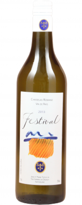 Flasche Chasselas Romand Vin de Pays Suisse Festival von Testuz