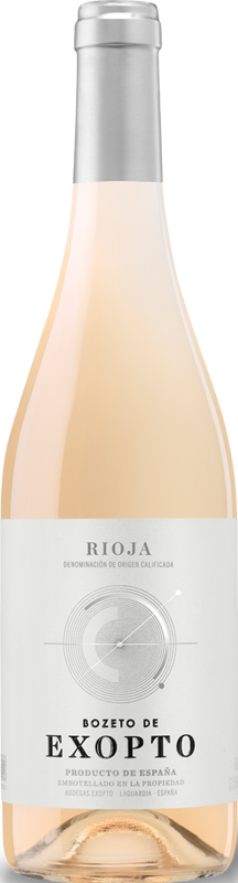 Bottle of Rosado Rioja DOCa from Bodegas Exopto