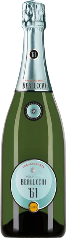 Bottiglia di Franciacorta Saten DOCG Lombardia 61"" di Berlucchi
