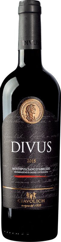 Bouteille de Divus Montepulciano d'Abruzzo DOC de Ciavolich