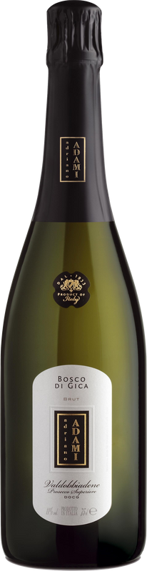 Bottiglia di Prosecco Bosco di Gica Brut DOC Valdobbiadene di Adami