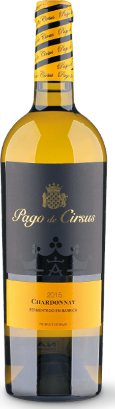 Bottiglia di Navarra DO Chardonnay fermentado en barrica di Pago de Cirsus