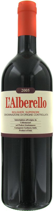 Bottle of Bolgheri Superiore DOC l'Alberello from Podere Grattamacco