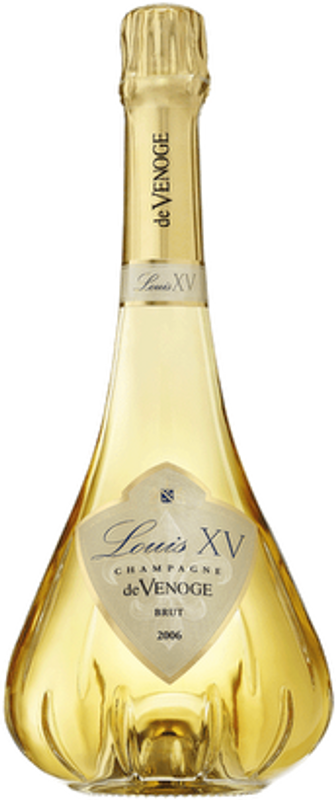 Bottiglia di Champagne Louis XV di De Venoge