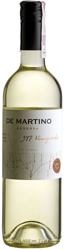Bottle of Sauvignon Blanc Reserva 347 Vineyards from De Martino