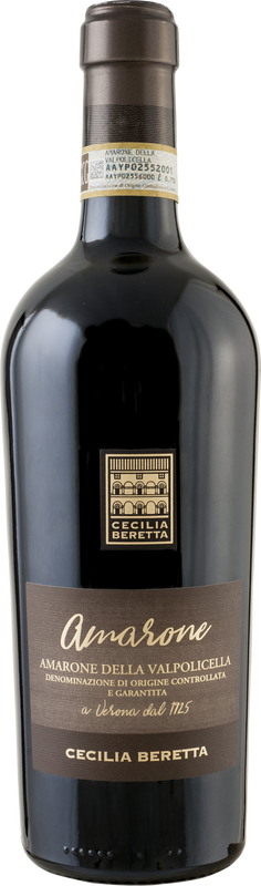 Bottle of Amarone della Valpolicella DOC from Cecilia Beretta