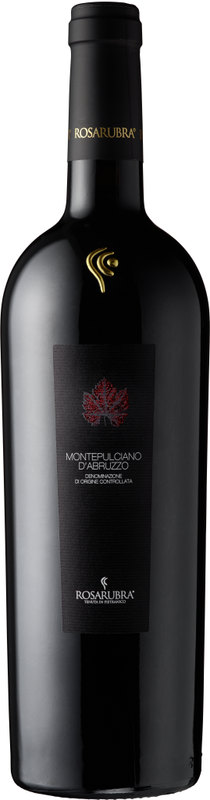 Bottiglia di Montepulciano d`Abruzzo DOC di Rosarubra