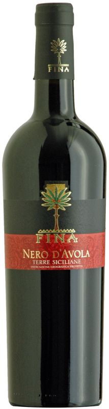 Bottiglia di Nero d'Avola Terre Siciliane IGP di Fina Vini