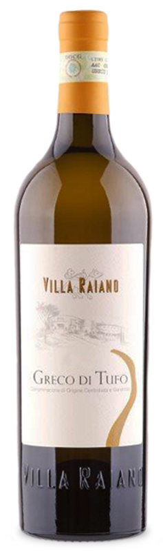 Bottle of Greco di Tufo from Villa Raiano