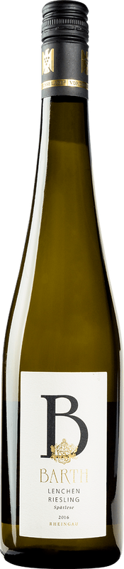 Flasche Riesling Spätlese Oestrich Lenchen Grosse Lage von Barth