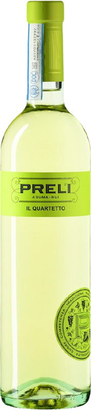 Bottiglia di Piemonte bianco DOC Il Quartetto di Tenuta Preli