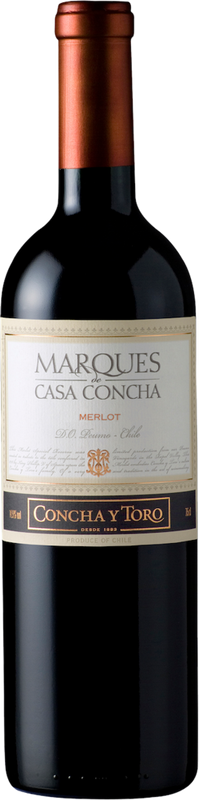 Bottiglia di Marqués Casa Concha Merlot Maule Valley DO di Concha y Toro