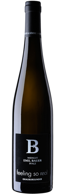 Image of Emil Bauer & Söhne Grauburgunder «feeling so real» trocken - 75cl - Rheintal, Deutschland bei Flaschenpost.ch