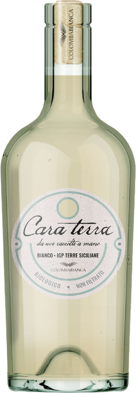 Flasche Cara Terra Vino Bianco Terre Siciliane IGP von Colomba Bianca
